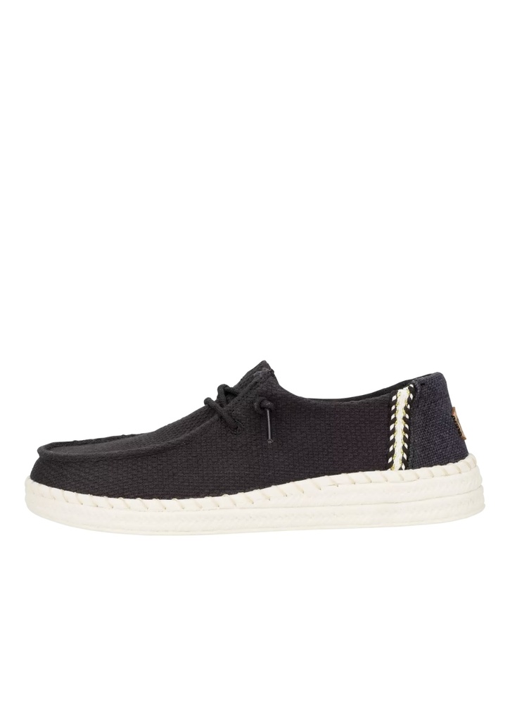 WENDY ESPADRILLE WOVEN- BLACK