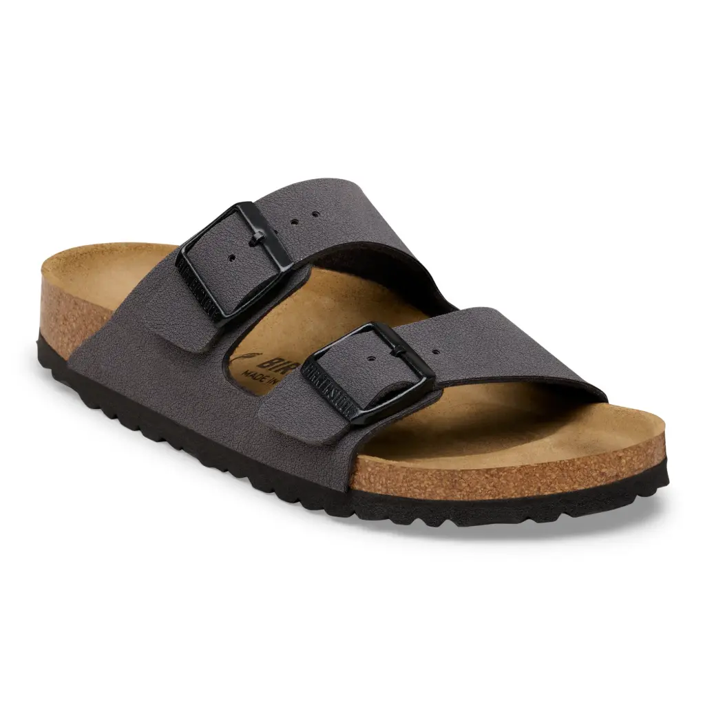 ARIZONA VELVET GRAY/BLACK BUCKLES