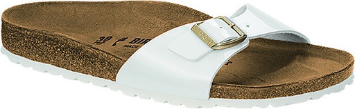 MADRID BF PATENT WHITE-NATIKAČE